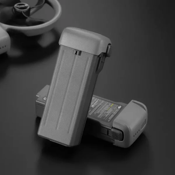 DJI Avata 360 Intelligent Flight Battery on a solid black background