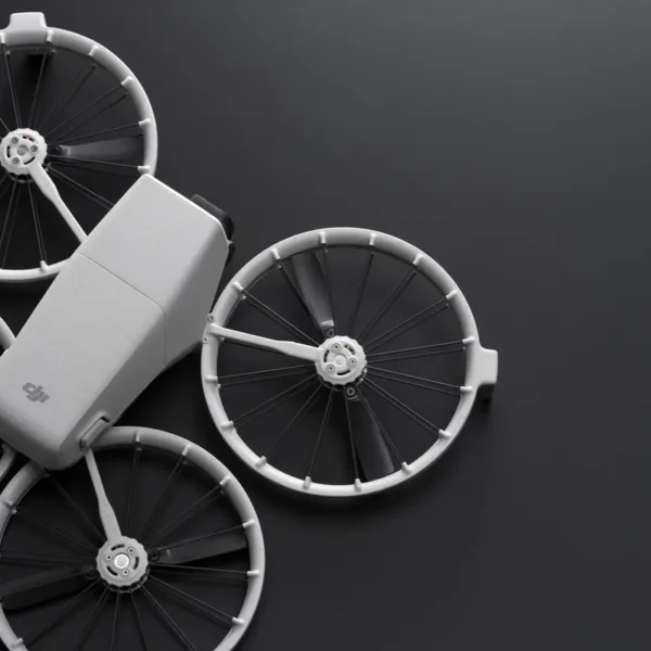 Original DJI Flip Propellers isolated on black background