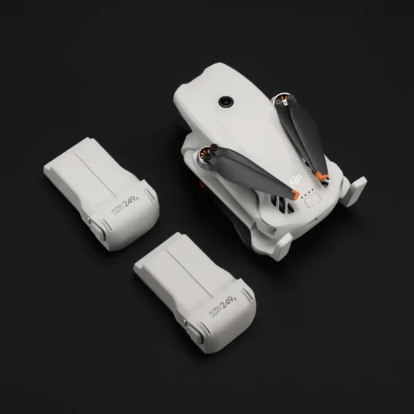 DJI Lito 1 Intelligent Flight Battery shown in high detail against a solid black background