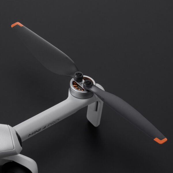 Original DJI Mini 4 Pro/Mini 3 Pro Propellers isolated on black background