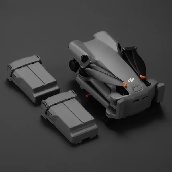 DJI Mini 5 Pro Intelligent Flight Battery on a solid black background
